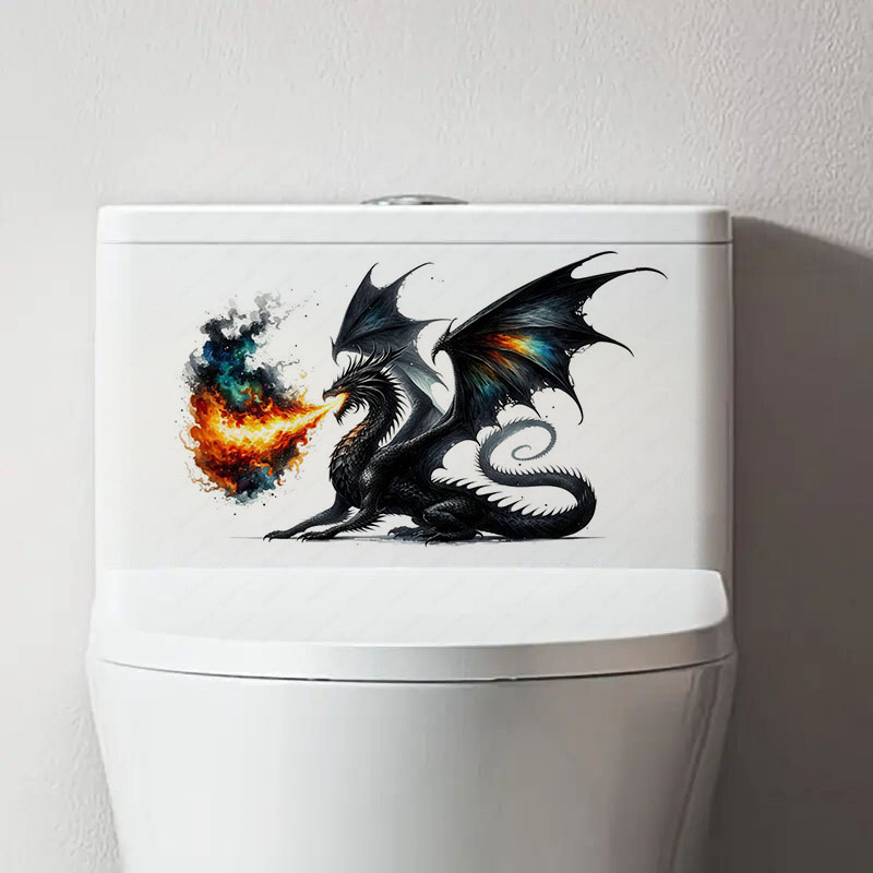 Fiery Majestic Dragon Toilet S - Lighting Mcqueen Bedroom Decor review and price