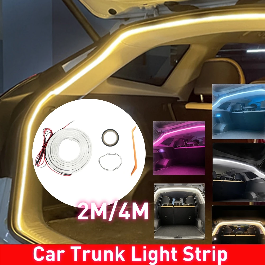 2/4M LED Car Trunk Light Strip - Lighting Bolt Decor review and price