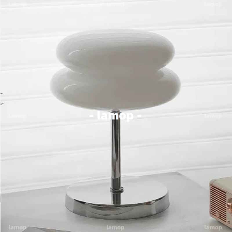 Bauhaus Cream‑Globe Table Lamp - Lighting Decor Bedroom review and price
