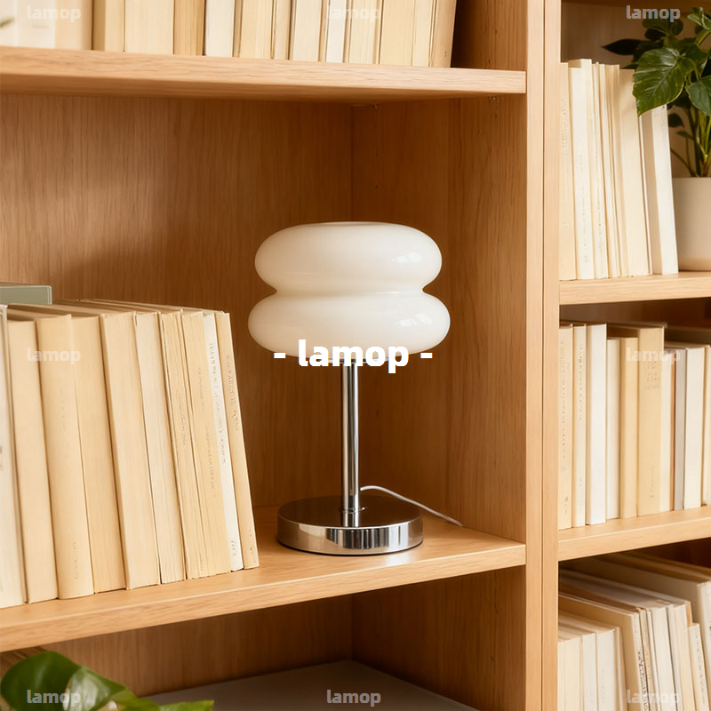 Bauhaus Cream‑Globe Table Lamp - Lighting Decor Bedroom review and price