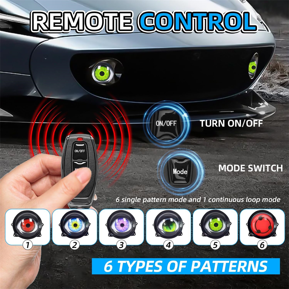  6-Mode Led Dynamic Devil Eye - Lighting Decorative review and price