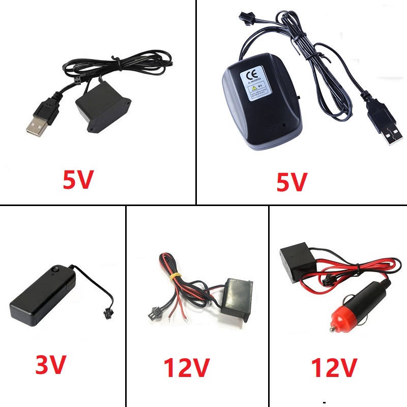 DC 12V EL Line USB Cigarette L - Lighting Bolt Decor review and price