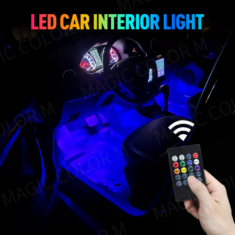 48/72 Led Car Foot Ambient Lig - Lighting Bolt Decor review and price