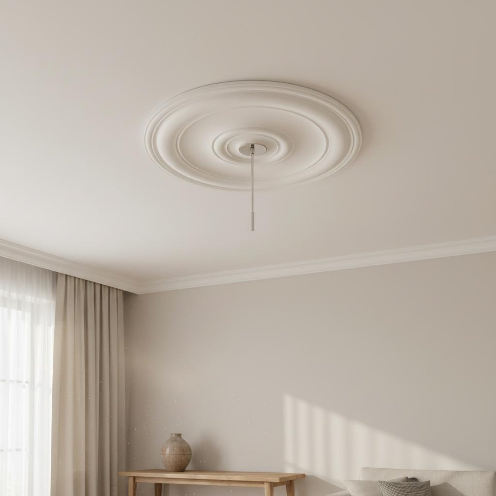 Round Ceiling Medallion Europe - Lighting Decorative review and price