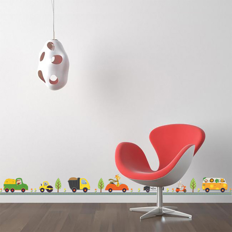 Cartoon Animals Car Wall Stick - Lighting Mcqueen Bedroom Decor review and price
