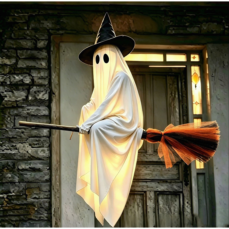 Halloween Flying Brooms And Gh - Lighting Decor House review and price