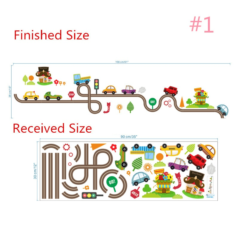 2Pcs/Lot Cartoon Cars Highway  - Lighting Mcqueen Bedroom Decor review and price
