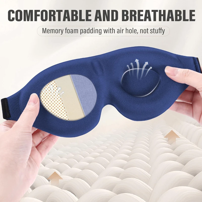 3D Night Sleep Eye Mask Breath - Home Lighting & Decor St Catharines On review and price