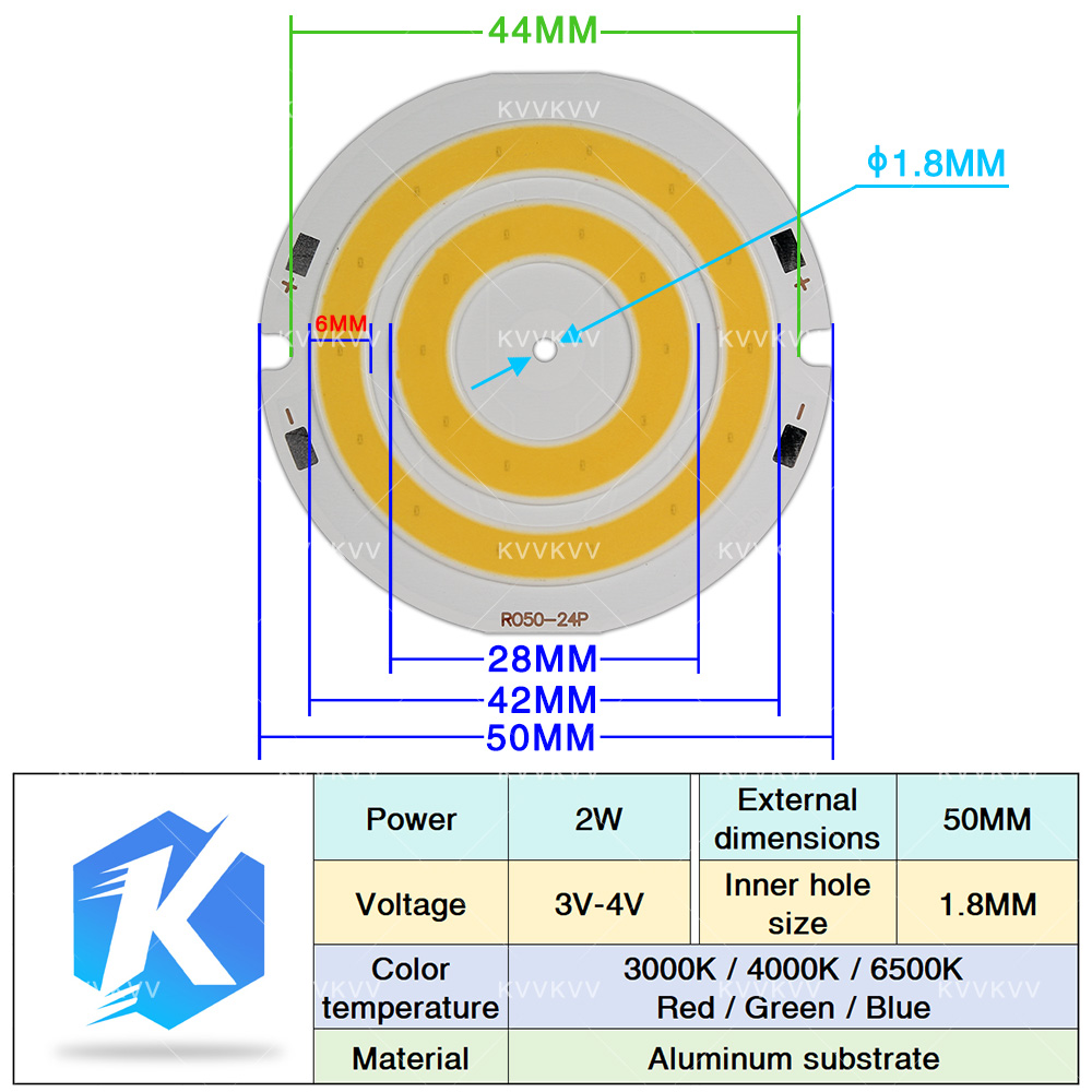 3V 4V Round COB LED Lamp Parts - Lighting Decor House review and price