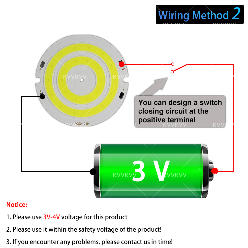 3V 4V Round COB LED Lamp Parts - Lighting Decor House review and price