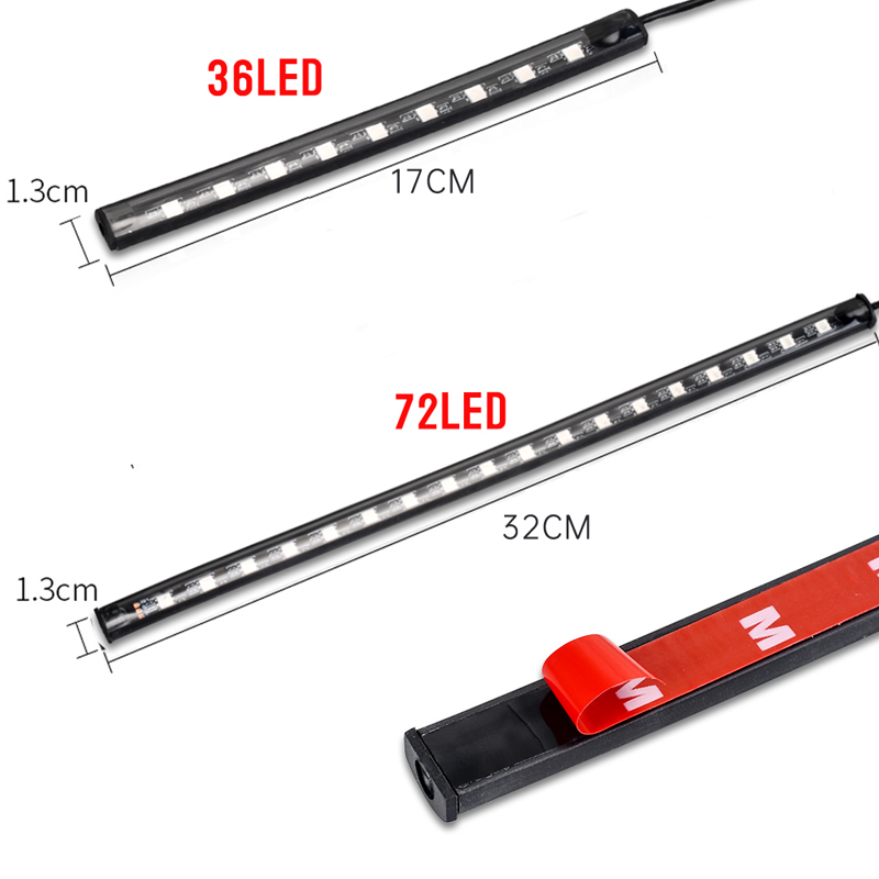 APP LED Motorcycle Car Atmosph - Lighting Bolt Decor review and price