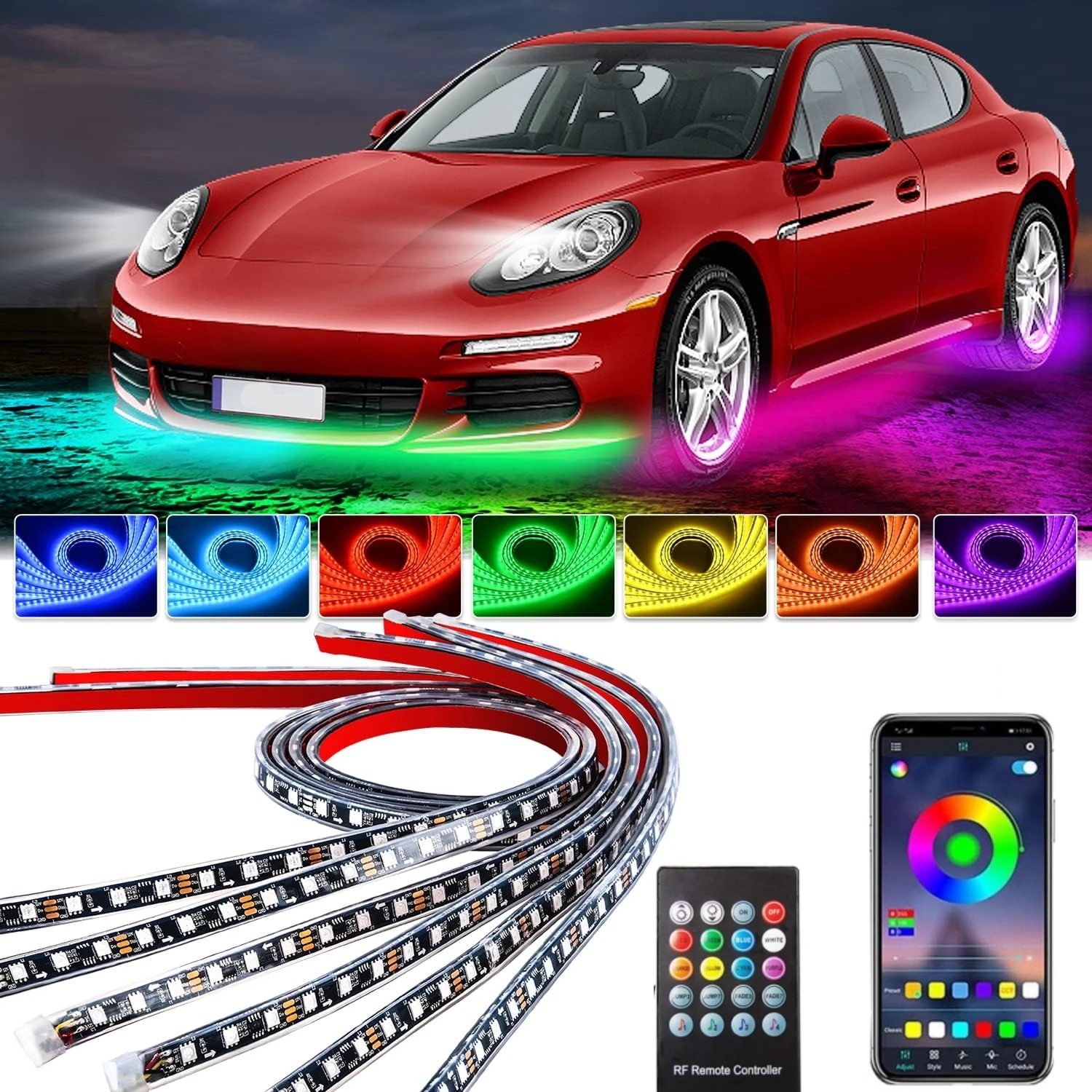 Car Underglow Neon Light Flexi - Lighting Bolt Decor review and price