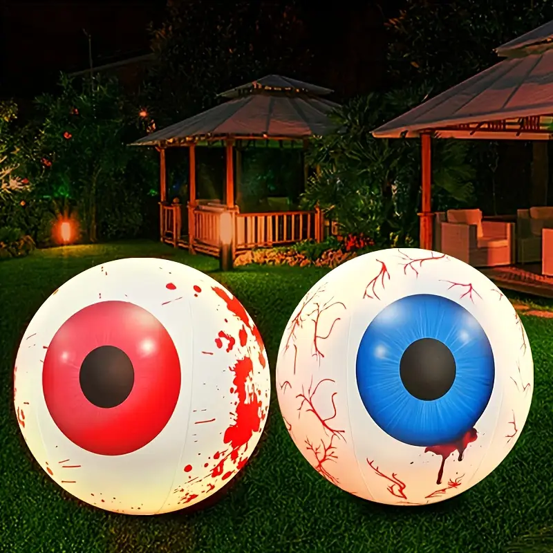 Halloween Inflatable Eyeballs  - Lighting Decor House review and price