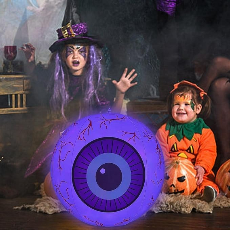 Halloween Inflatable Eyeballs  - Lighting Decor House review and price