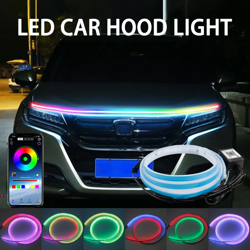 120/150/180cm Car Hood Decorat - Lighting Bolt Decor review and price