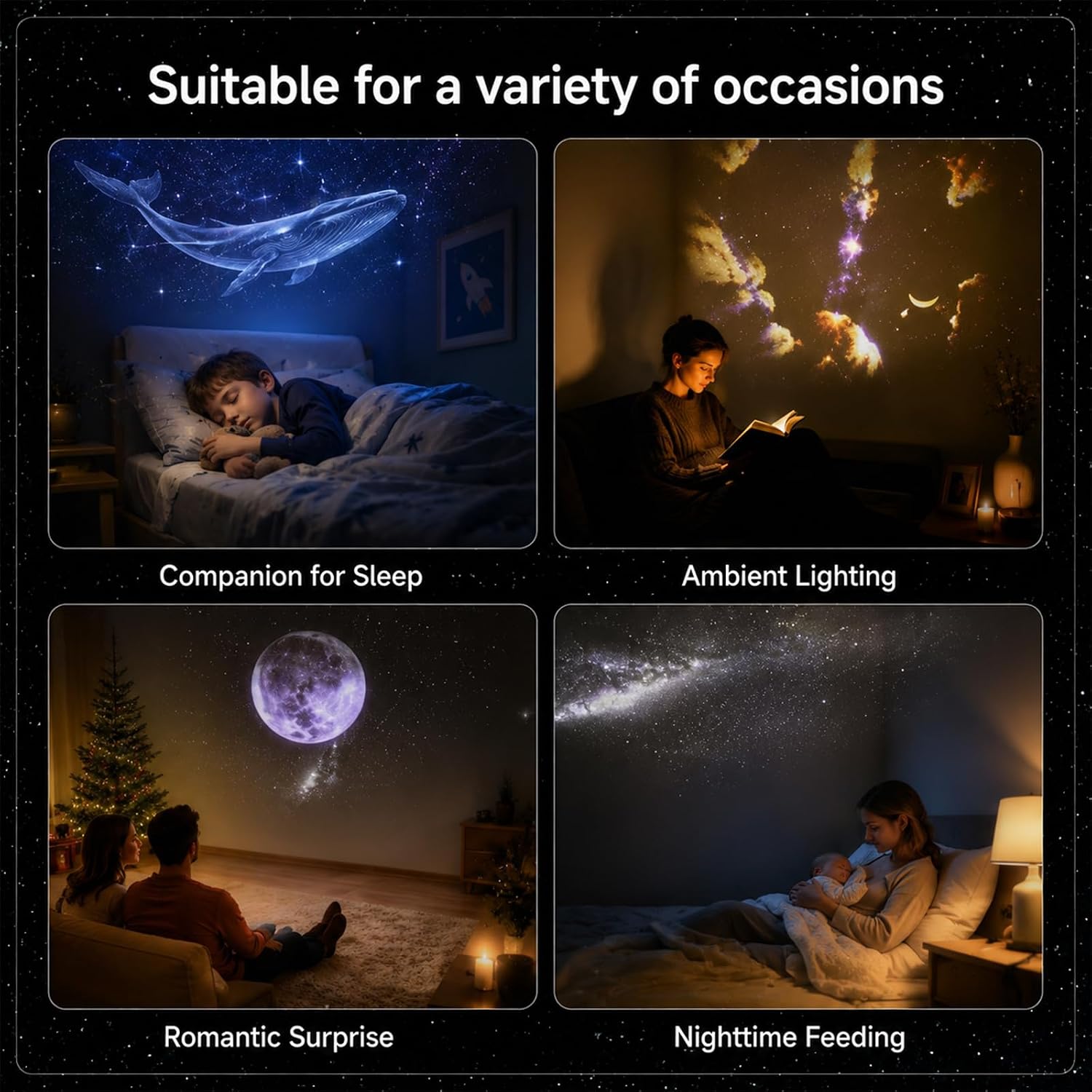 Moon Starry Sky Night Light LE - Led Moon Lamp review and price