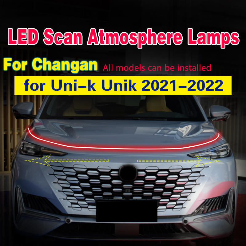 Scan Starting LED Car Hood Lig - Lighting Bolt Decor review and price